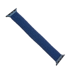 Elastický nylonový řemínek FIXED Nylon Strap pro Apple Watch 42/44/45/49mm, velikost XL, modrý