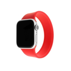 Elastický silikonový řemínek FIXED Silicone Strap pro Apple Watch 38/40/41mm, velikost S, červený