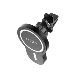 Držák s bezdrátovým nabíjením FIXED MagClick s podporou uchycení MagSafe, 15W, černý