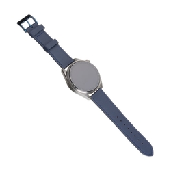 Kožený řemínek FIXED Leather Strap s Quick Release 20mm pro smartwatch, modrý