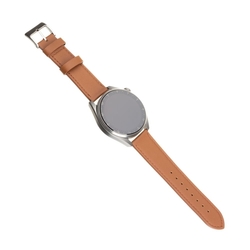 Kožený řemínek FIXED Leather Strap s Quick Release 20mm pro smartwatch, hnědý