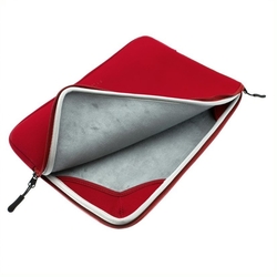 Neoprenové pouzdro FIXED Sleeve pro notebooky o úhlopříčce do 15,6, červené