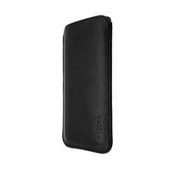Tenké pouzdro FIXED Slim vyrobené z pravé kůže pro Apple iPhone 12 Pro Max/13 Pro Max, černé 