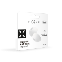 Silikonové špunty FIXED Plugs pro Apple Airpods Pro/Pro 2, 2 sady, velikost S