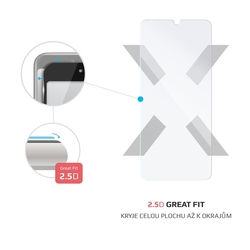 Ochranné tvrzené sklo FIXED pro Samsung Galaxy M02, čiré