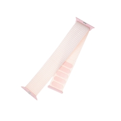 Nylonový řemínek FIXED Nylon Strap pro Apple Watch 42/44/45mm, růžový