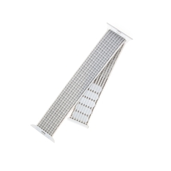 Nylonový řemínek FIXED Nylon Strap pro Apple Watch 42/44/45mm, bílý