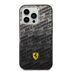 Ferrari Gradient Allover Zadní Kryt pro iPhone 14 Pro Black