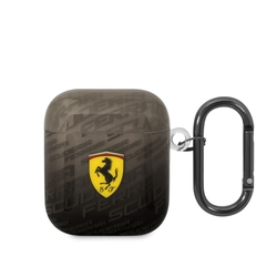 Ferrari Gradient Allover Pouzdro pro Airpods 1/2 Black