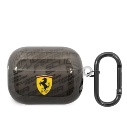 Ferrari Gradient Allover Pouzdro pro Airpods Pro Black