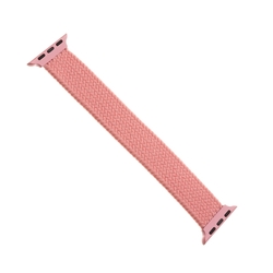 Elastický nylonový řemínek FIXED Nylon Strap pro Apple Watch 38/40/41mm, velikost L, růžový