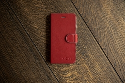 Pouzdro typu kniha FIXED FIT pro Apple iPhone 13, červené