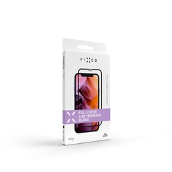 Ochranné tvrzené sklo FIXED Full-Cover pro Apple iPhone 13 Mini, lepení přes celý displej, černé