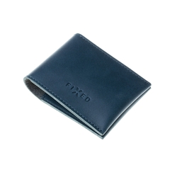 Kožená peněženka FIXED Smile Wallet se smart trackerem FIXED Smile PRO, modrá