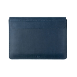 Kožené pouzdro FIXED Oxford pro Apple MacBook 12, modré