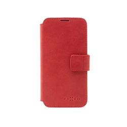 Kožené pouzdro typu kniha FIXED ProFit pro Apple iPhone 12 Pro Max, červené