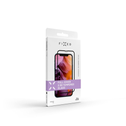 Ochranné tvrzené sklo FIXED Full-Cover pro Nokia C30, lepení přes celý displej, černé