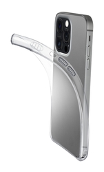 Extratenký zadní kryt CellularLine Fine pro Apple iPhone 13 Pro Max, transparentní