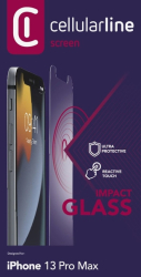 Ochranné tvrzené sklo Cellularline Second Glass Ultra pro Apple iPhone 13 Pro Max
