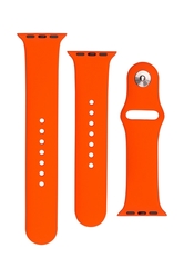 Set silikonových řemínků FIXED Silicone Strap pro Apple Watch 42/44/45/49mm, meruňkový