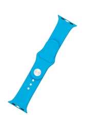 Set silikonových řemínků FIXED Silicone Strap pro Apple Watch 42/44/45/49mm, sytě modrý