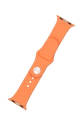 Set silikonových řemínků FIXED Silicone Strap pro Apple Watch 42/44/45/49mm, oranžový