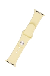 Set silikonových řemínků FIXED Silicone Strap pro Apple Watch 38/40/41mm, světle žlutý