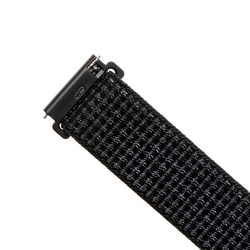 Nylonový řemínek FIXED Nylon Strap s Quick Release 20mm pro smartwatch, reflexně černý