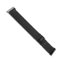 Síťovaný nerezový řemínek FIXED Mesh Strap s Quick Release 22mm pro smartwatch, černý