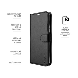Pouzdro typu kniha FIXED Opus pro Samsung Galaxy M33 5G, černé