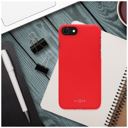 Zadní pogumovaný kryt FIXED Story pro Xiaomi Redmi 10C, červený