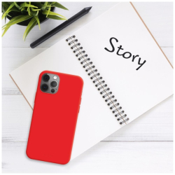 Zadní pogumovaný kryt FIXED Story pro Xiaomi 12 Lite, červený