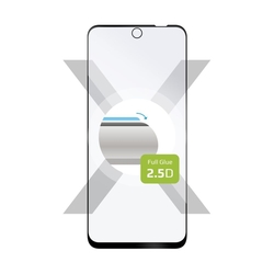 Ochranné tvrzené sklo FIXED Full-Cover pro Motorola Moto G42, lepení přes celý displej, černé