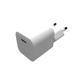 Síťová nabíječka FIXED Mini s USB-C výstupem a podporou PD, 25W, bílá