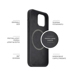 Zadní kryt FIXED MagFlow s podporou MagSafe pro Apple iPhone 14 Plus, černý