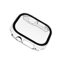 Ochranné pouzdro FIXED Pure s temperovaným sklem pro Apple Watch Ultra 49mm/Ultra 2 49mm, čiré