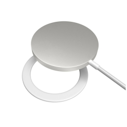 Magnetická nálepka na mobilní telefony pro použití technologie MagSafe FIXED MagPlate, bílá