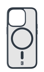 Zadní kryt Cellularline Pop Mag s podporou Magsafe pro Apple iPhone 15 Pro Max, čirý / modrý