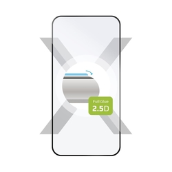 Ochranné tvrzené sklo FIXED Full-Cover pro Motorola Moto G84, lepení přes celý displej, černé