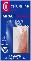 Ochranné tvrzené sklo Cellularline Glass pro Samsung S23+/S22+