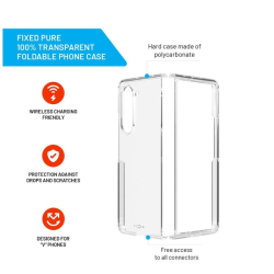 Ochranné pouzdro FIXED Pure pro Samsung Galaxy Z Fold5 5G, čiré