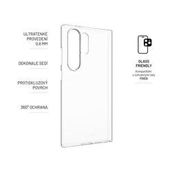 Ultratenké TPU gelové pouzdro FIXED Skin pro Samsung Galaxy S24 Ultra, 0,6 mm, čiré