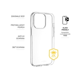 TPU gelové pouzdro FIXED Slim AntiUV pro OnePlus 12R, čiré