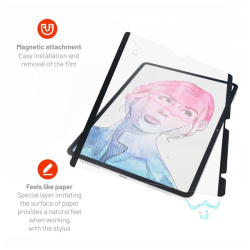 Magnetická ochranná folie FIXED PaperFilm Screen Protector pro Apple iPad 10,9 (2022)