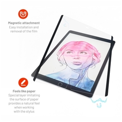 Magnetická ochranná folie FIXED PaperFilm Screen Protector pro Apple iPad 10,2 (2019/2020/2021)