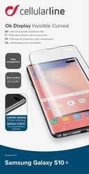 Ochranná fólie displeje Cellularline OK Display pro Samsung Galaxy S10+