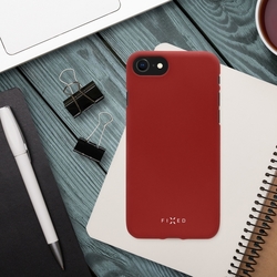 Zadní pogumovaný kryt FIXED Story pro Xiaomi Redmi Go, červený