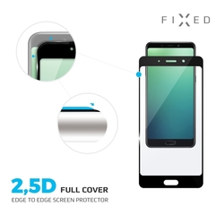 Ochranné tvrzené sklo FIXED Full-Cover pro Samsung Galaxy S10e, lepení přes celý displej, černé