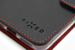 Pouzdro typu kniha FIXED FIT pro Samsung Galaxy A40, černé