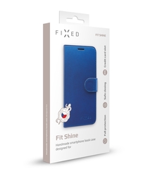 Pouzdro typu kniha FIXED FIT Shine pro Apple iPhone 11, modré